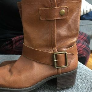 DKNY leather boots